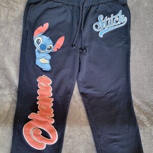 Disney Stitch Jogger Pants Women's Sz 12/14 (L)